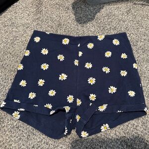 EUC Forever21 Daisy High Waisted Shorts